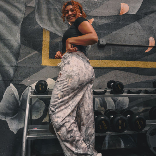 White Camo Workout Sweats